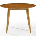 thumbnail image 4 of Pemberly Row Table à Manger Ronde Moderne en Bois, Couleur Gland Naturel, 4 of 7
