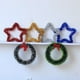 thumbnail image 3 of Mini corona de decoración navideña de 2 piezas para puerta principal, colgante de pared, 3 of 3