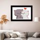 thumbnail image 4 of Cuadros Decorativos 25x20cm DIY punto de cruz 11CT sello lienzo Kit costura (1263 pareja gato) Wdftyju embutido en tela, 4 of 9