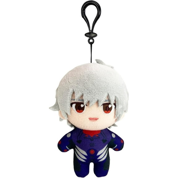 Great Eastern Entertainment Evangelion New Movie: Kaworu Nagisa Plug Suit 4.5-Inch Tall Stuffed Plush Doll