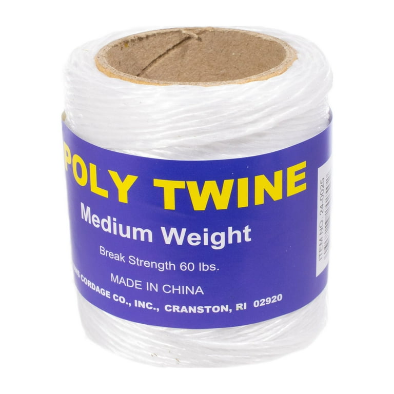 Craft County - Polypropylene Value White Twine - 200 feet