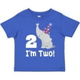 thumbnail image 3 of Inktastic Happy 2nd Birthday Zoo Elephant Boys or Girls Toddler T-Shirt, 3 of 5