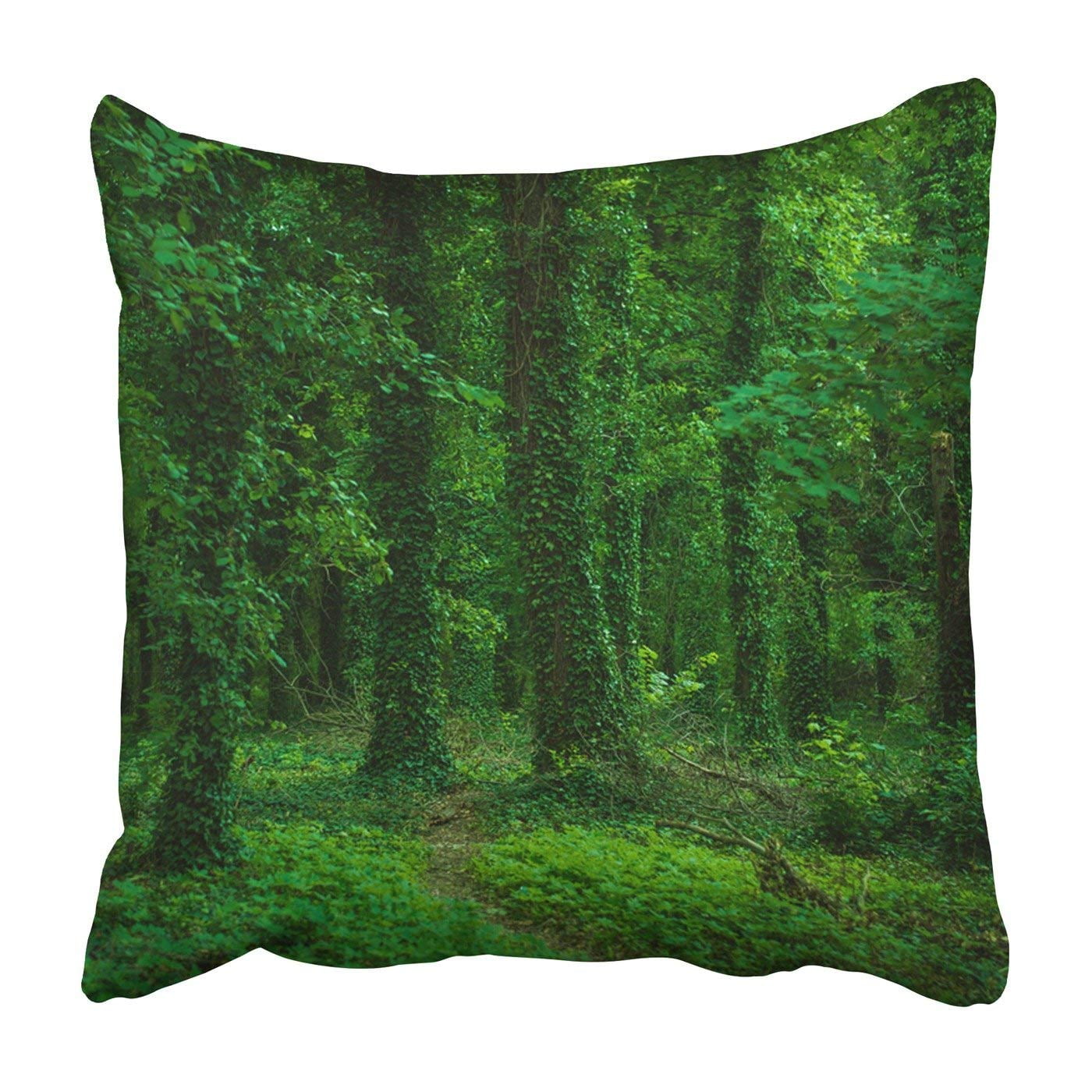 BPBOP Green forest Pillowcase Throw Pillow Cover Case 18x18 inches
