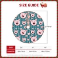 thumbnail image 2 of Sikiie Funny Pig Faces Nativity Christmas Tree Skirt, Jesus Christian Winter Holiday Tree Mat Decoration(30-48IN)36", 2 of 6