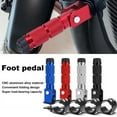 thumbnail image 4 of Aluminumalloy Folding Foot Pegs Footrest Rear PedalsRest For Motorcycle ATV 2024, 4 of 8