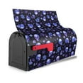 thumbnail image 3 of Gukieu Skull flower leaf purple Print Magnetic Mailbox Cover, Sun-proof and Waterproof Home Yard Mailbox Cover-21x18 in, 3 of 8