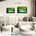 thumbnail image 4 of Elephant Stock Huay Mae Khamin Waterfall Wall Art - Horizontal Canvas Wall Art - Living Room Wall Decor - Nature Canvas - Green And White Decor - 36" x 24", 4 of 8