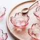 thumbnail image 3 of Cuencos de postre en forma de flor de cerezo rosa, mini cuenco de cristal, cuencos de vidrio pequeños, soporte para bolsitas de té, cuencos de inmersión, salsa de soja Afortunado Sencillez, 3 of 5