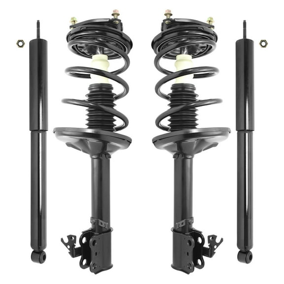 Unity Automotive Front & Rear Complete Strut Assembly Shock Kit Fits 1996-2000 Toyota RAV4 , 4-11247-259820-001