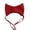A006- Red, variant on Dog Ear Protection, Ear Protection, Dog Ear CoversforBath, Waterproof Fabric, Adjustable Buckle Strap, Pet Grooming, Orange 10X5inHeadgear, 1 Pc
