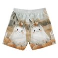 thumbnail image 7 of FORMRS Boys Swim Trunks Quick Dry Mesh Liner Boardshorts Sizes XS-XL, Cute Halloween Pumpkins, 7 of 7