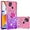 Pink Purple, variant on Slim Fit Phone Case for Xiaomi Poco C40, Bling Shiny Quicksand Effect TPU Bumper Case with Four Corners Heavy Protection Anti-Fall Cover for Xiaomi Poco C40,Purple Blue