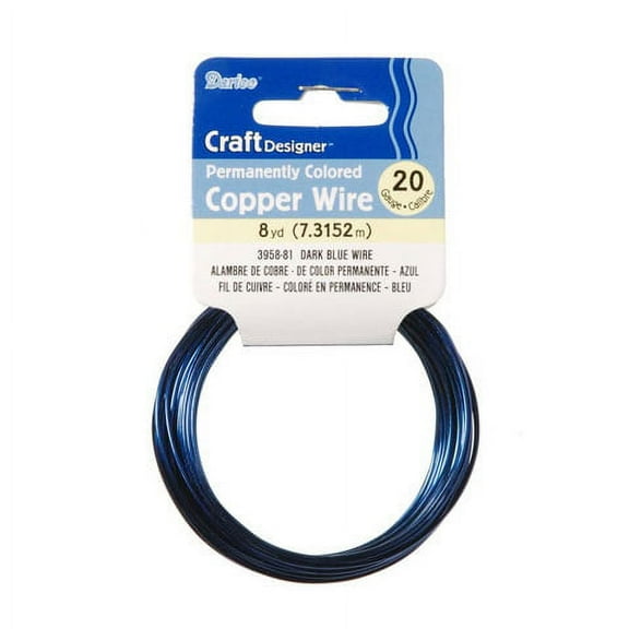 Wire Dark Blue 20Gauge 8Yd