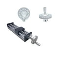 thumbnail image 2 of Workbench Linear Guide Manual Sliding Table 100~500MM Stroke Ballscrew SFU1204 Handwheel Linear Stage CNC Table Saw ,Low Noise Sliding, 2 of 7