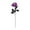Purple, variant on Artificial Black Rose with Eyeball Halloween Skeleton Hand Floral Stem Creepy Faux Flowers for Gothic Home Decor Spooky Party Scene Layout, 14 Inch Black