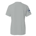 thumbnail image 6 of Only Moment Patriotic Printed Tops Crew Neck Short Sleeve Patriotic Shirt 4th of July Tee Tops V-Neck Short Sleeve Summer T-Shirt Grey,M, 6 of 6