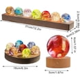 thumbnail image 2 of Lumina Noctis Glass Balls, Luminanoctis Glass Balls, Lumina Noctis Balls, 7 Core Memories Crystal Balls, 7 Colors 40mm Ice Cracked Glass Balls, Crystal Decorations for Home (Crimson), 2 of 8