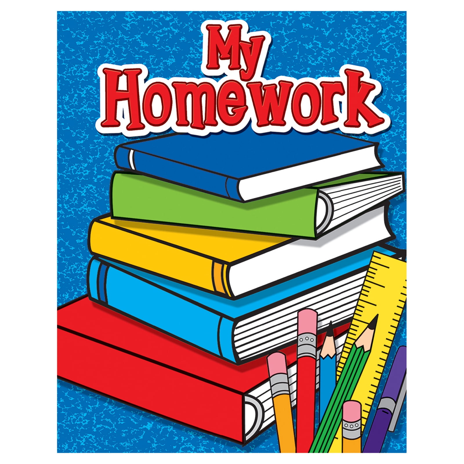 Teacher Created Resources My Homework Pocket Folder, Pack of 6