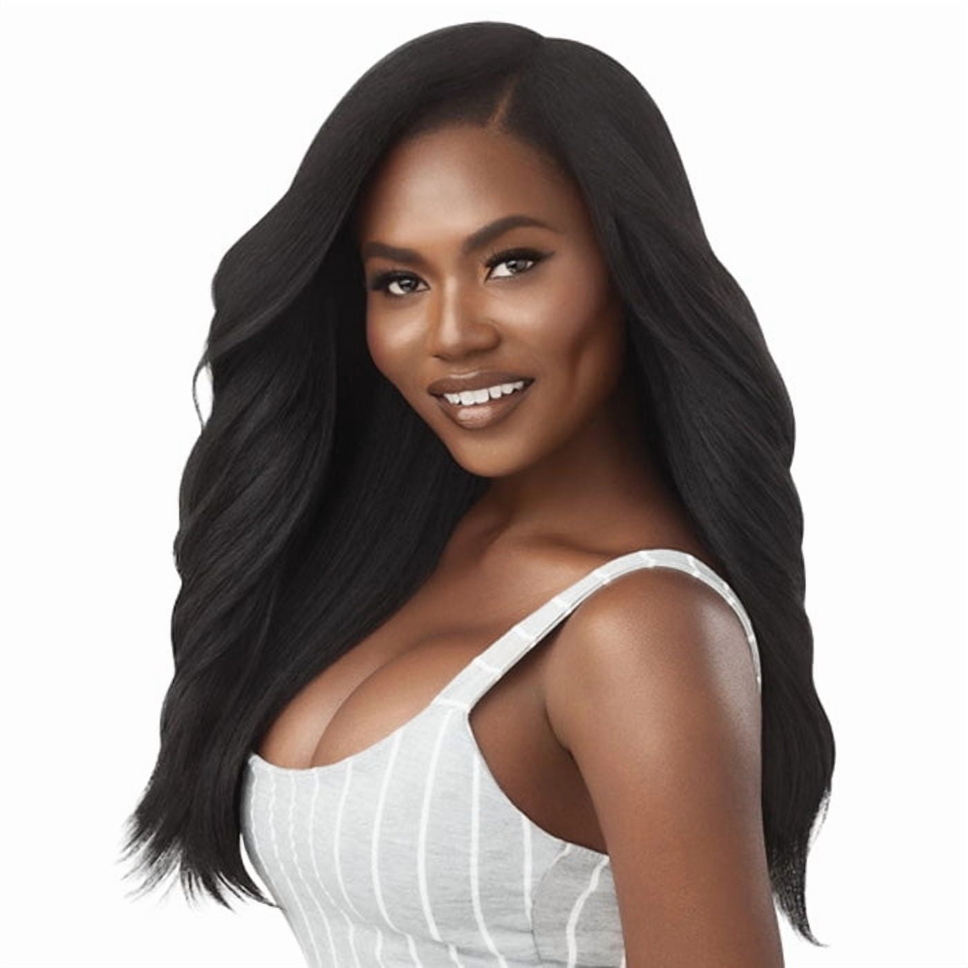 Outre 100% Human Hair Blend U Part Cap Leave Out Wig - DOMINICAN BLOWOUT 22"