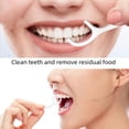 thumbnail image 4 of Palillo de hilo dental desechable Palillo de hilo dental de plástico Protector de limpieza de dientes de arco ultrafino, 4 of 6