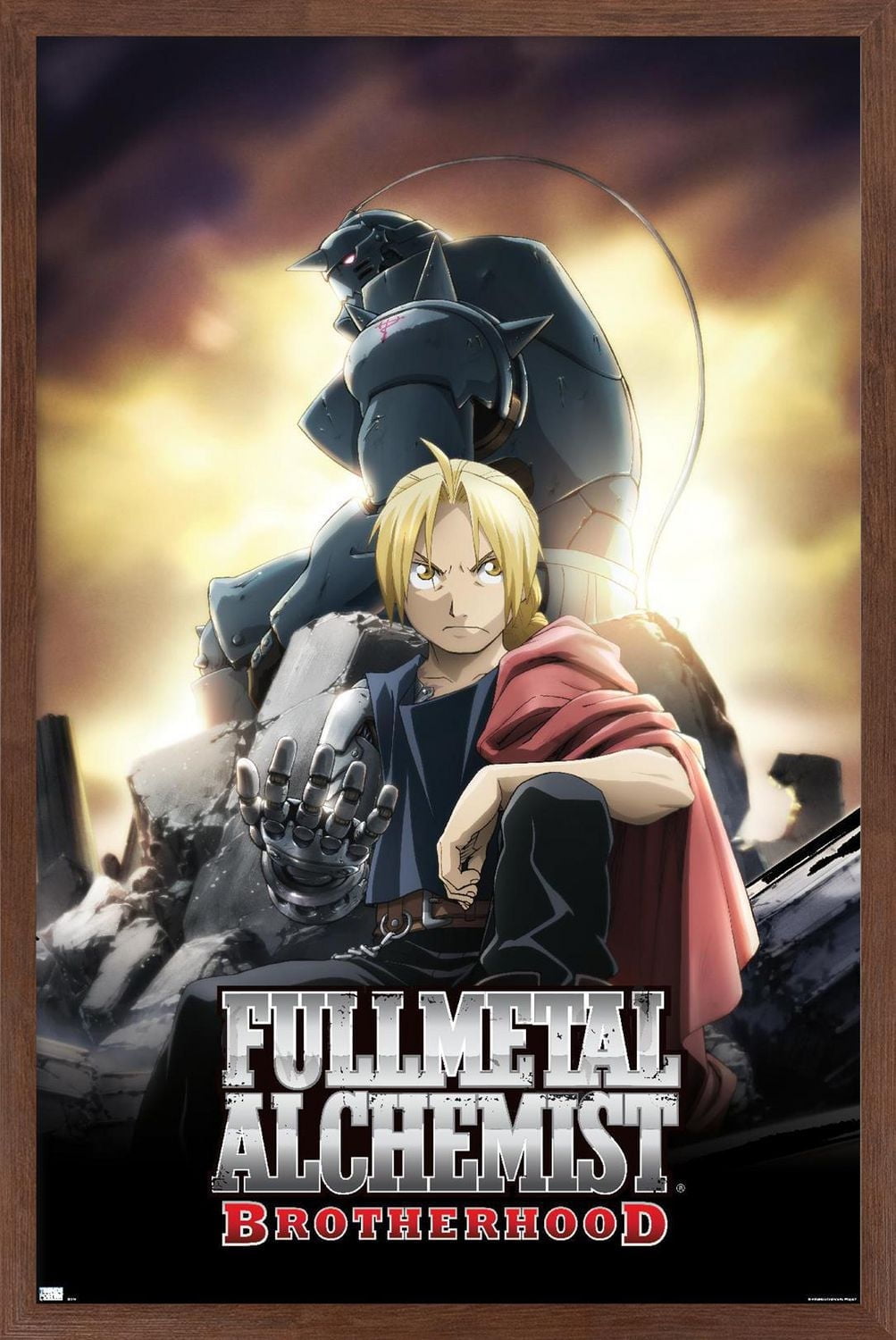 Fullmetal Alchemist: Brotherhood - Key Art 1 Wall Poster, 22.375" x 34"