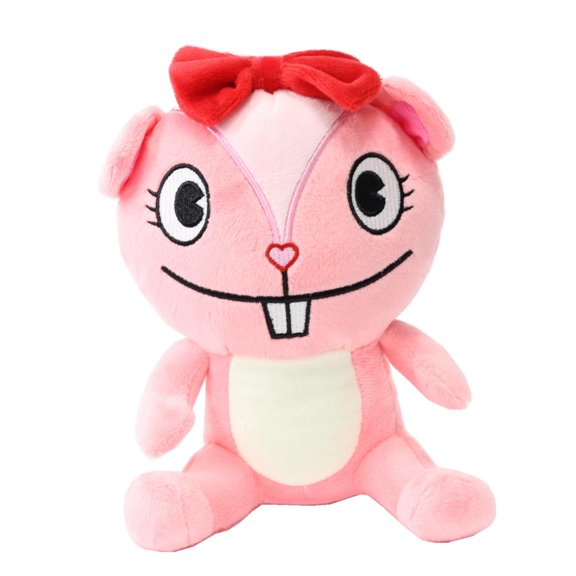 Giggles Plush Toy Stuffed Animal Chipmunk Plushies Doll 8'' Figure Children Gift, Pink