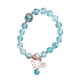thumbnail image 1 of Brazalete Minnieouse con cuentas de flor dulce Azul 8x1x8cm, 1 of 6
