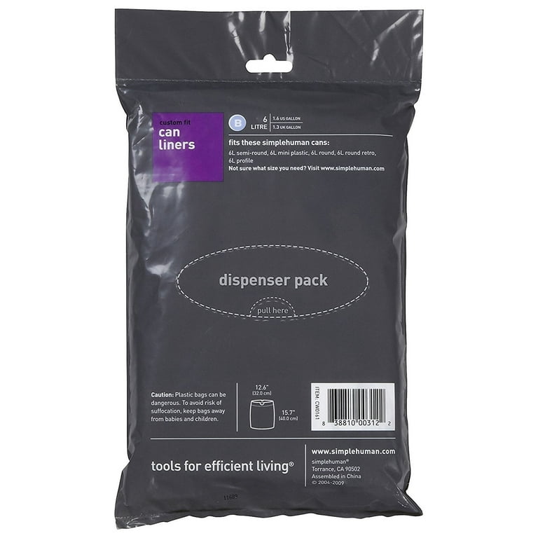Custom Fit Liners - code Q - 13-17 Gallons - 200 count – FoodVacBags