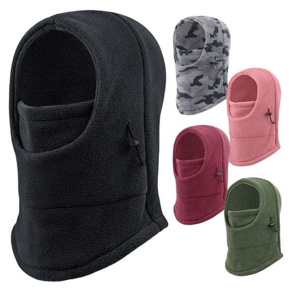 Balaclava Ski Mask,Winter Warm Double Layer Hat for Cold Weather,Windproof Neck Warmer Snow Gear for Men & Women