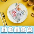 thumbnail image 6 of PHYHOO Watercolor Floral Cloth Napkin Rose Flower Luncheon Napkin Dessert Dinner Hand Napkin for Spring Wedding Baby Shower 2 PCS, 6 of 7