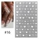 thumbnail image 1 of Marco plateado 3D para uñas, pegatinas de líneas de rayas de bronce plateado, deslizadores para uñas, calcomanías con patrón Tribal, tatuajes de uñas florecientes de mármol, 1 of 4