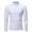 White, variant on QUINDOS T Shirts for Men,Men's Fall And Winter Fashion Casual Solid Medium High Collar Pullover Bottoming Comfy Outdoor T-shirt