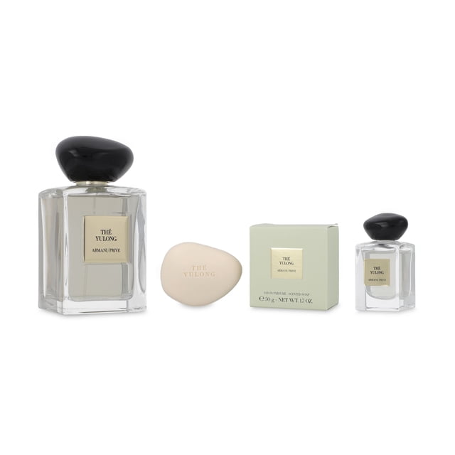 SET ARMANI PRIVE THE YULONG 3PZS 100ML EDT SPRAY/ JABON 50G/ 7.5ML EDT