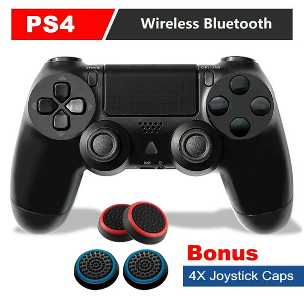 NETNEW Wireless Controller Compatible with PS4/Pro/Slim Console Game pad (Black ) - Walmart.com