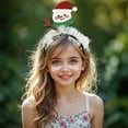 thumbnail image 2 of XEGLSBU Christmas Headbands and Theme Headwear Xmas Santa Snowman Christmas Accessories Decorations Party for Kids White One Size, 2 of 5