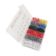 thumbnail image 2 of Kit de herramientas de crimpado de casquillos, herramienta de crimpado de conductibilidad de estabilidad de conducción de colores brillantes, casquillos de colores surtidos pequeños, 1800 paquetes Sweethay  TO001379-00B, 2 of 7
