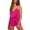 Hot Pink, variant on Ekouaer Silk Pajamas for Women Satin Cami Pjs Set V Neck Camisole Shorts Set Adjustable Strap Sleepwear