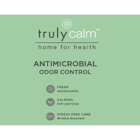 Truly Calm Antimicrobial Navy Twin 3 Piece Sheet Set