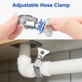 thumbnail image 5 of 30pcs Hose Clamps, EEEkit 16-25mm Adjustable Stainless Steel Pipe Clamp for Plumbing, Automotive, Garden & DIY, 5 of 7
