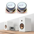 thumbnail image 1 of HEVIRGO Speaker Mini Stereo Metal Full Range Loudspeaker Box for Home, 1 of 10
