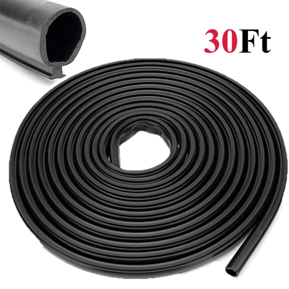 JJMY RV Rubber Seal Slide Out Gasket Camper Travel Trailer Replace For 018-338-BLK