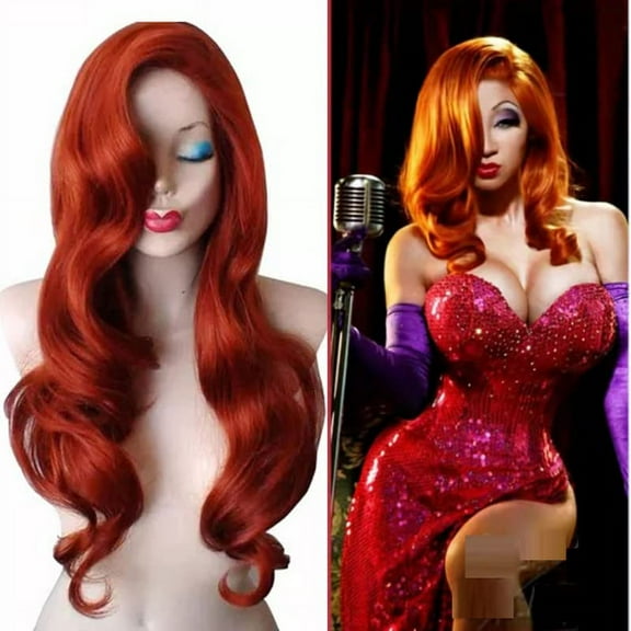 My Costume Wigs Jessica Rabbit Wig Red One Size Fits All Unisex