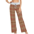 thumbnail image 2 of FREEAMG Chic Pattern Floral Drawstring Lounge Wide Leg Pajama Sleepwear Bottom, 2 of 6