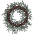 thumbnail image 2 of Vickerman 24" Artificial Blue Spruce Pine Cone Wreath., 2 of 5