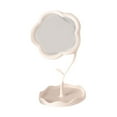 thumbnail image 3 of Espejo de maquillaje para escritorio  degree Espejo de belleza ajustable con forma giratoria para mesa Blanco, 3 of 9