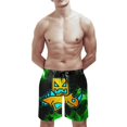 thumbnail image 6 of Geometry Dash Mens Board Shorts Quick Dry Swim Trunk Lightweight Soft Swimsuit Bathing Suit for Boys 2XL, 6 of 8
