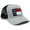 Grey/Black, variant on North Carolina Flag Hat for Men and Women – Snapback Trucker Baseball Cap by International Tie (Navy/White)