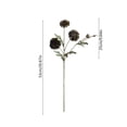 thumbnail image 3 of Artificial Fall Chrysanthemum Floral Stem, Dried Style Faux Flower Sprig With Long Flexible Branch, Rustic Harvest Vase Filler, Thanksgiving Table Mantel Home Decor, 3 of 6