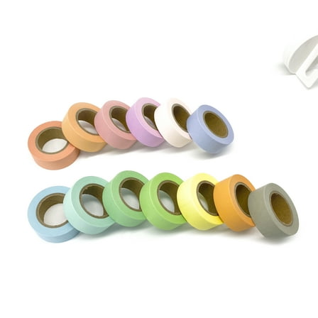Solid Pastel Crafting Washi Tape Set by Recollections