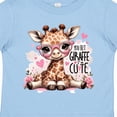 thumbnail image 4 of Inktastic You Bet Giraffe I'm Cute Girls Toddler T-Shirt, 4 of 5